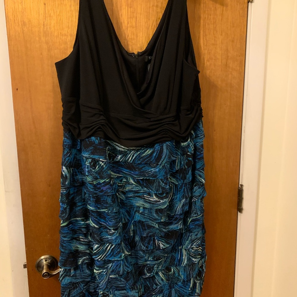 S.L. Fashions Sleeveless Dress size 24w